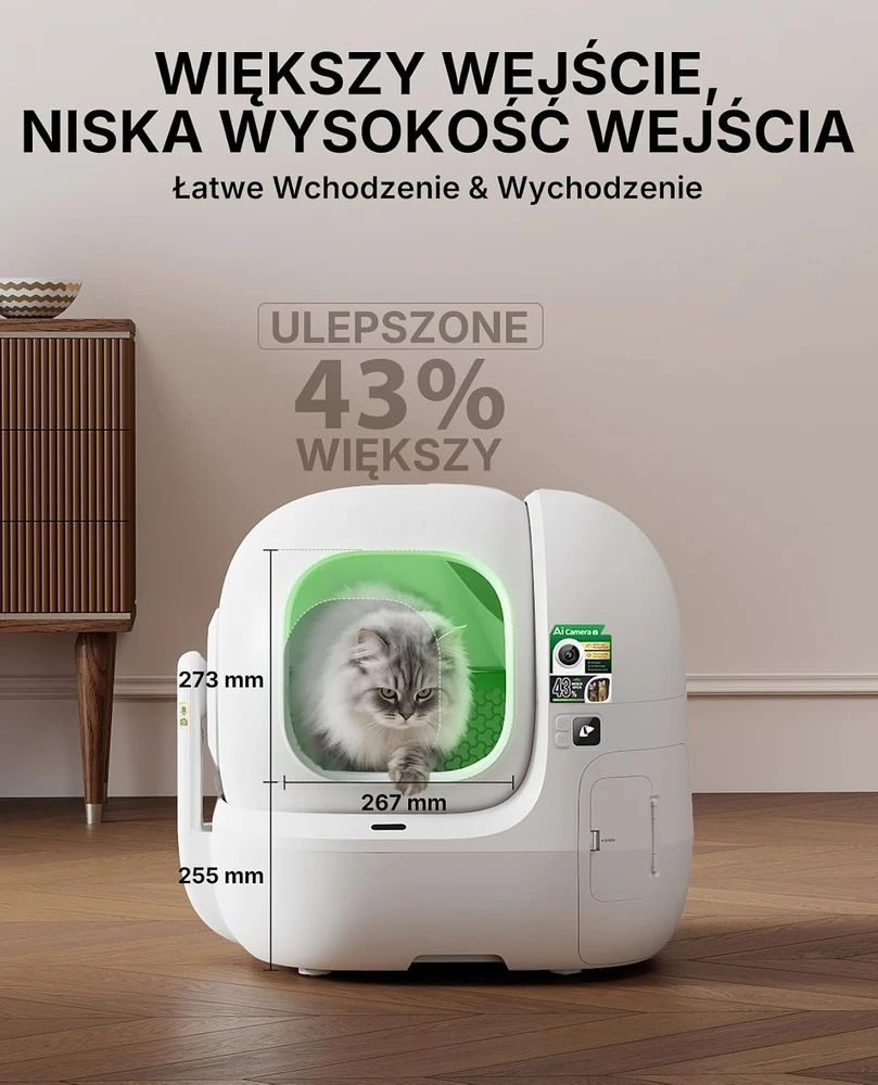 Automatinis katės tualetas Petkit Purobot Max Pro 2