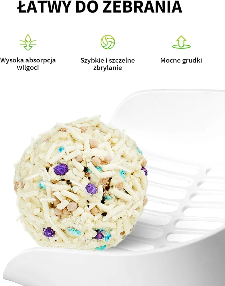 PETKIT kačių kraikas Clump+ tofu ir bentonito mišinys, 14,4kg, 6 maišai