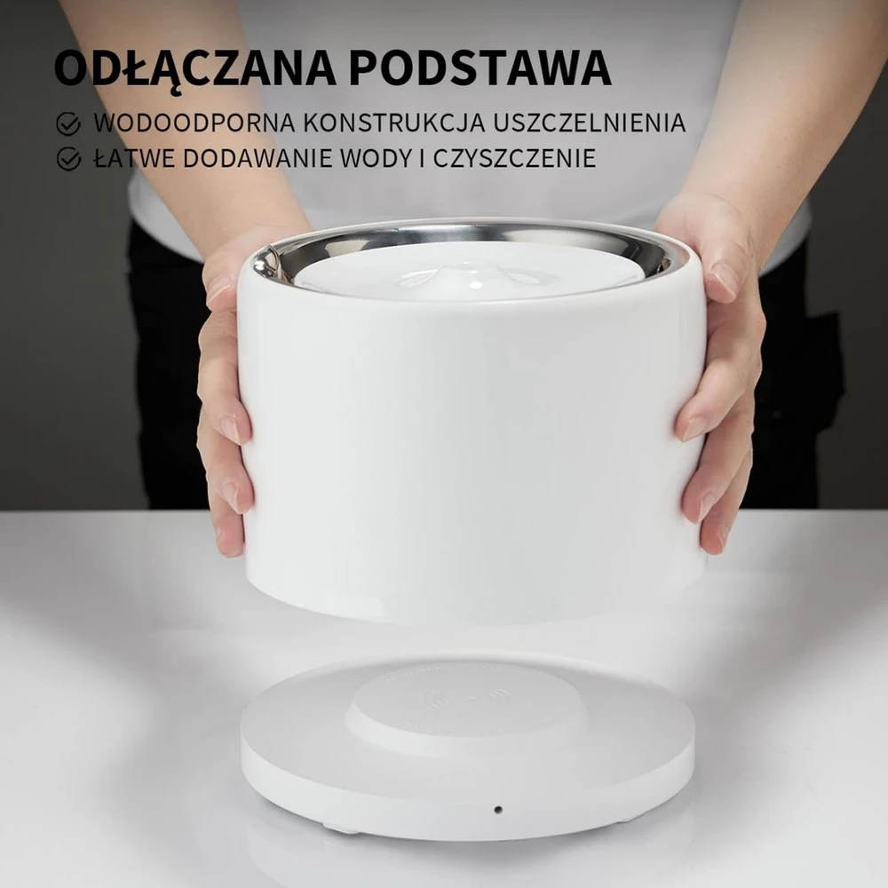 PETKIT kačių vandens fontanas iš nerūdijančiojo plieno, 1,8 l, Bluetooth, P4108