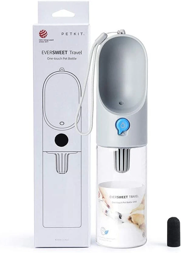 PETKIT Kelionės gertuvė EVERSWEET Travel Grey 400ml