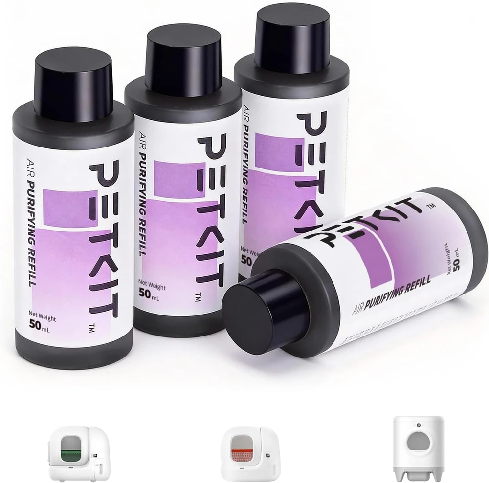 PETKIT kvapų šalinimo skysčio papildymas Pura X ir Pura Max 2, 4 × 50 ml, T3-refill