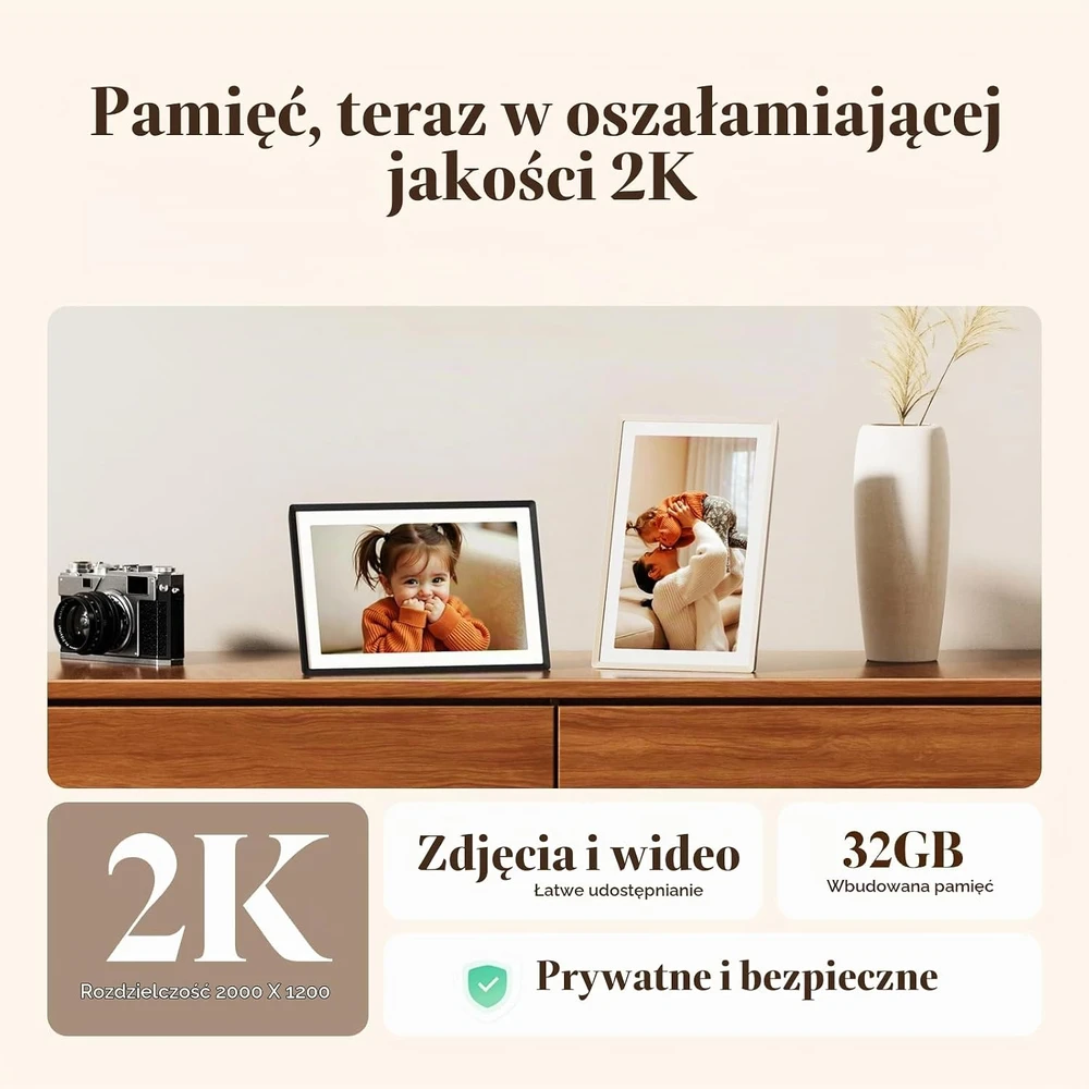 Pexar skaitmeninis nuotraukų rėmelis, 11 col., 32 GB, PX-110SDGL-EU