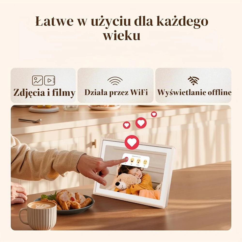 Pexar skaitmeninis nuotraukų rėmelis, 11 col., 32 GB, PX-110SDGL-EU
