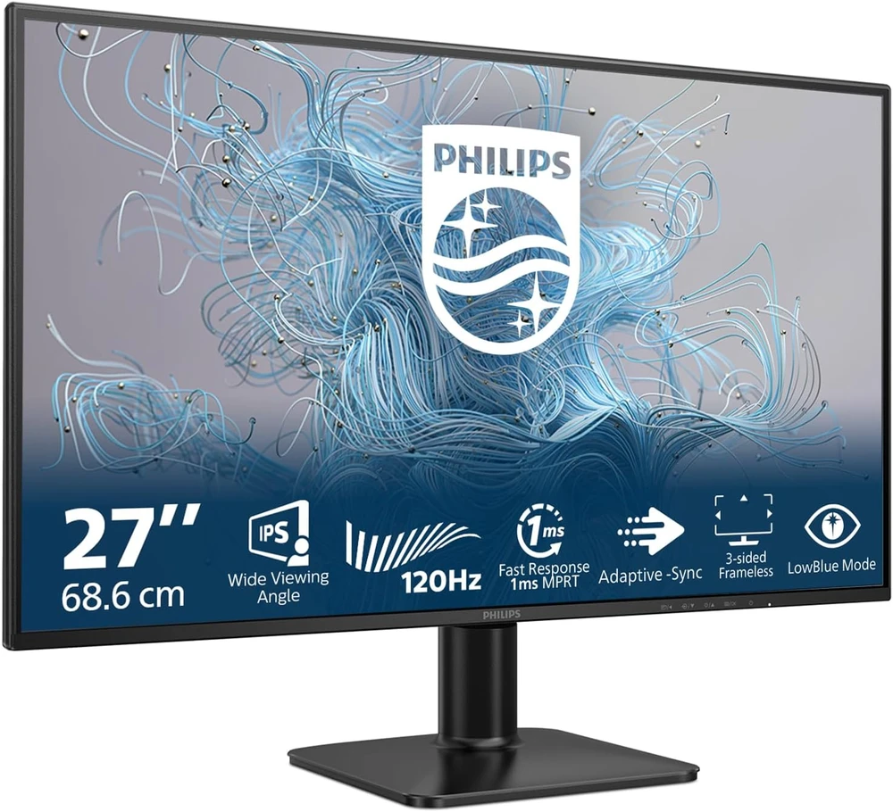 Philips 1000 series 27E2N1110/00 computer monitorius 68.6 cm (27") 1920 x 1080 pikselių Full HD LCD Juodas