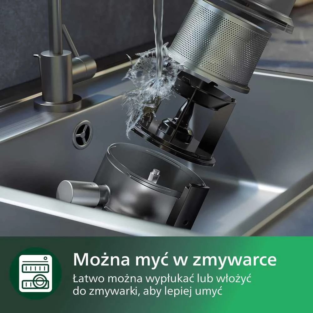 Kokteilinė su sulčiaspaudės moduliu „Philips Flip&Juice HR3770/10“, 1500 W, 2 l