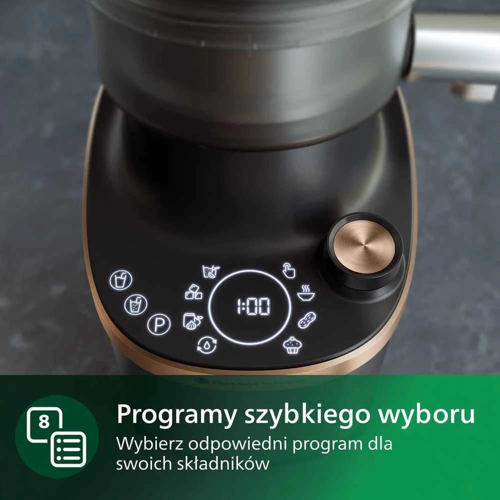 Kokteilinė su sulčiaspaudės moduliu „Philips Flip&Juice HR3770/10“, 1500 W, 2 l