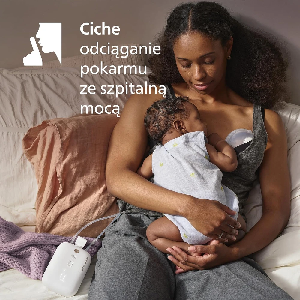 Philips Avent dvigubas belaidis elektrinis pientraukis, iki 85 kartų/min., SCD553/11
