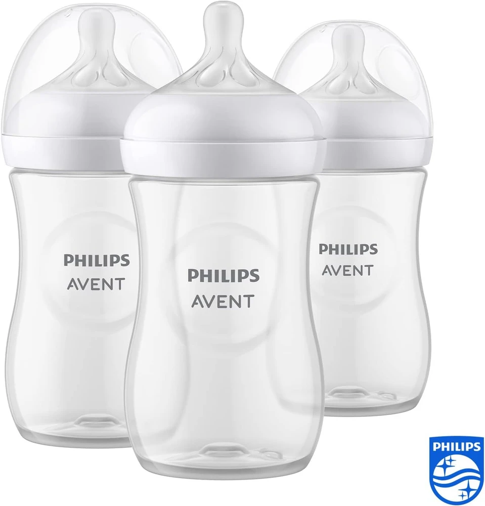 PHILIPS AVENT NATURAL RESPONSE BUTELIUKŲ RINKINYS, 260 ML, 1 MĖN.+, 3 VNT., BALTI