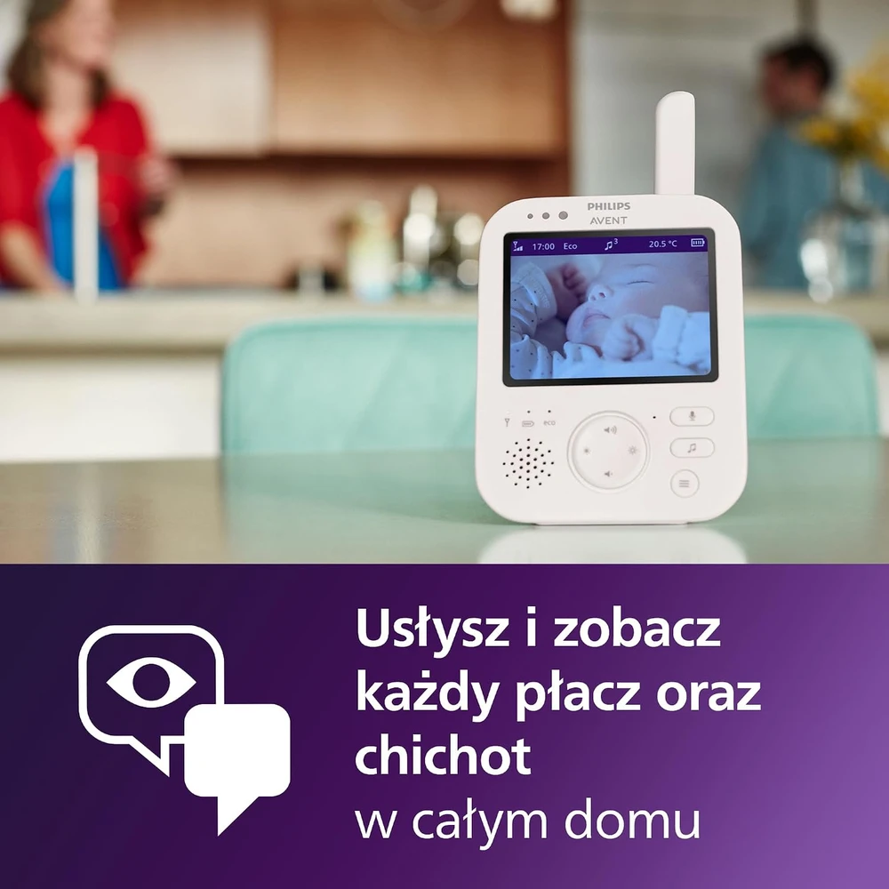 Mobili auklė Philips Avent Video Baby Monitor „Premium“ SCD891/26