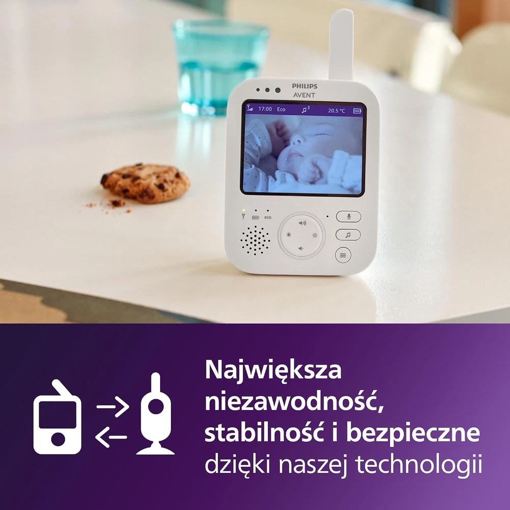 Mobili auklė Philips Avent Video Baby Monitor „Premium“ SCD891/26