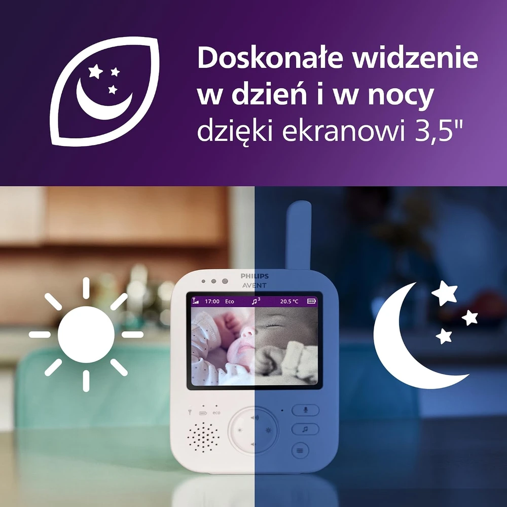 Mobili auklė Philips Avent Video Baby Monitor „Premium“ SCD891/26