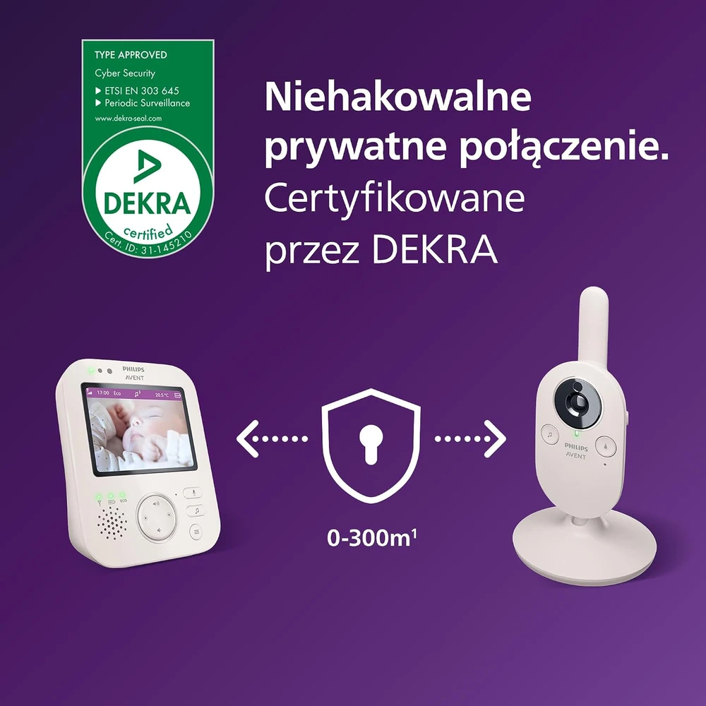 Mobili auklė Philips Avent Video Baby Monitor „Premium“ SCD891/26