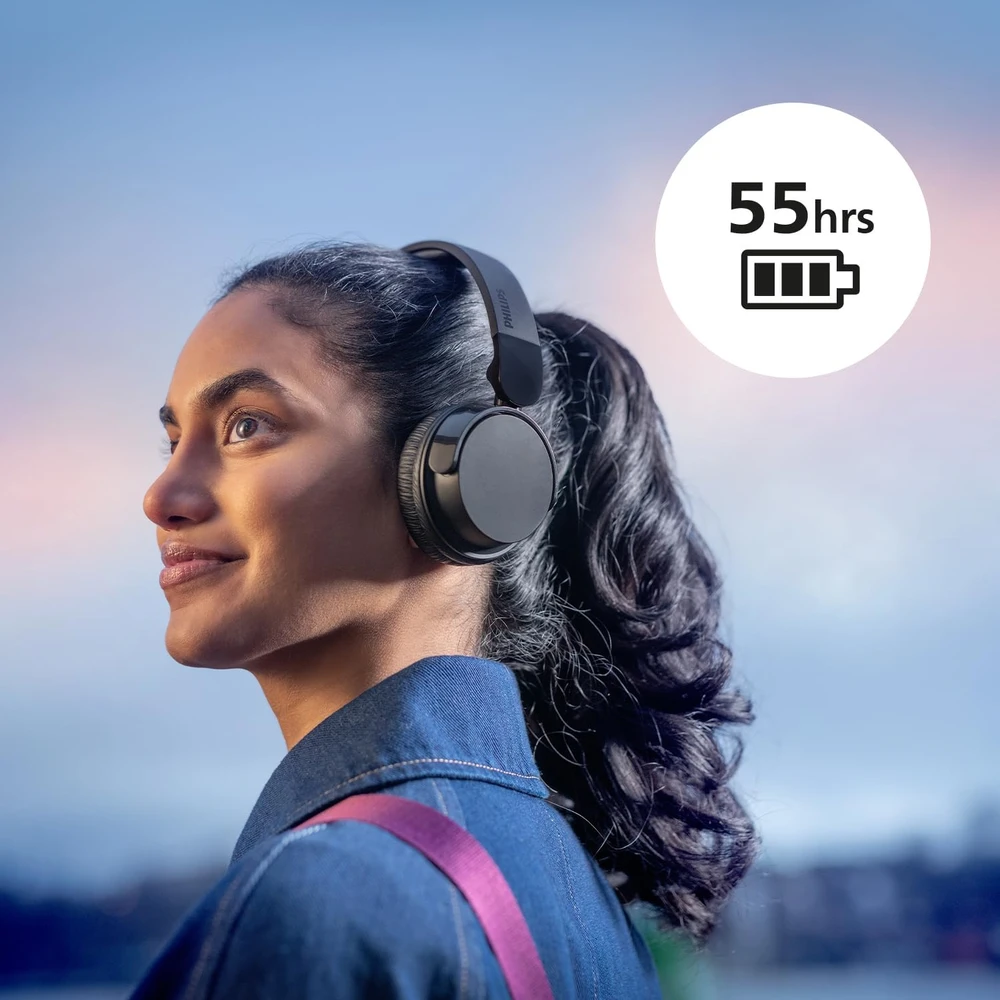 Belaidės ausinės Philips TAH4209BK/00, Juodos