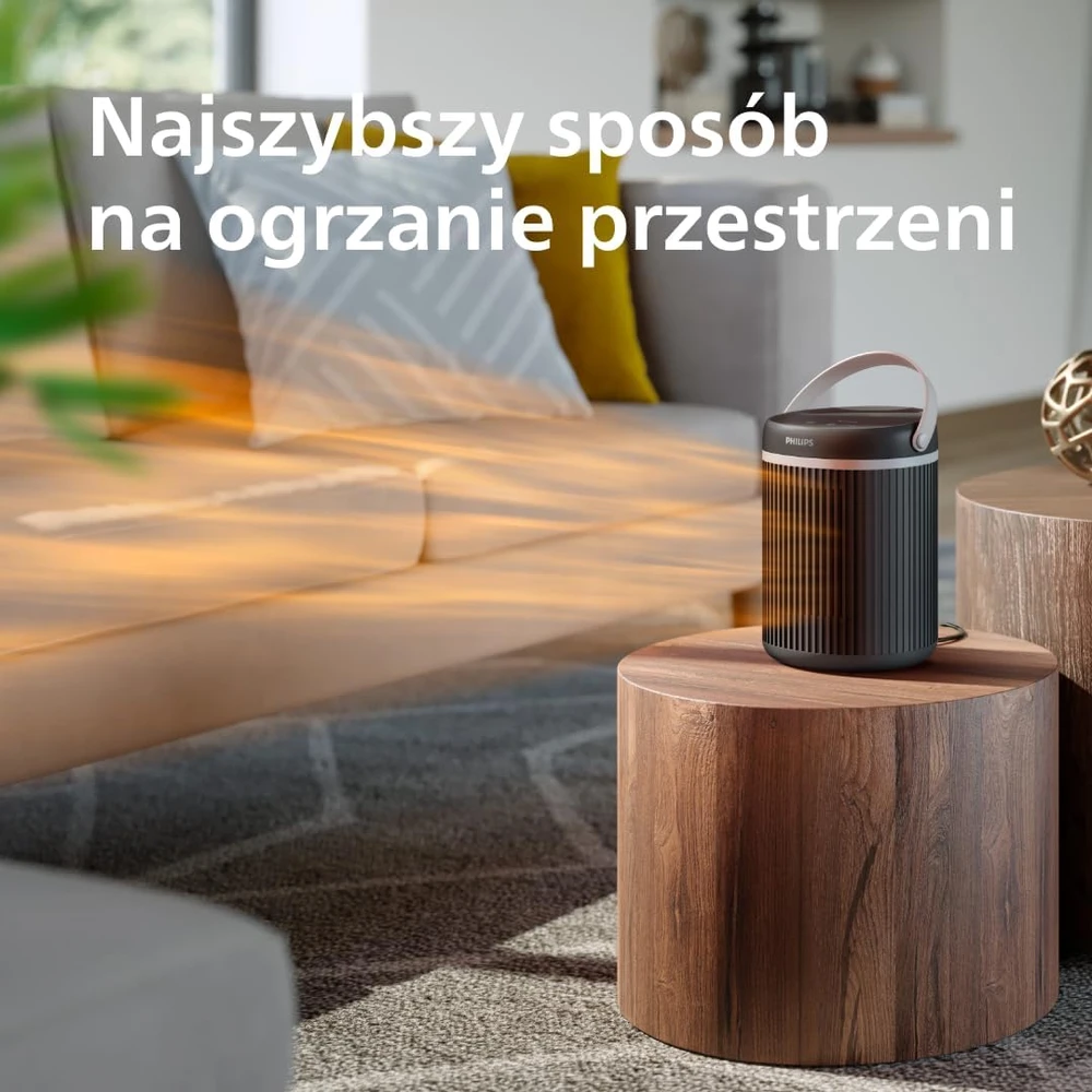 Philips bokštinis termoventiliatorius 2000 W, 24 dB, EcoAI, CX3120/01