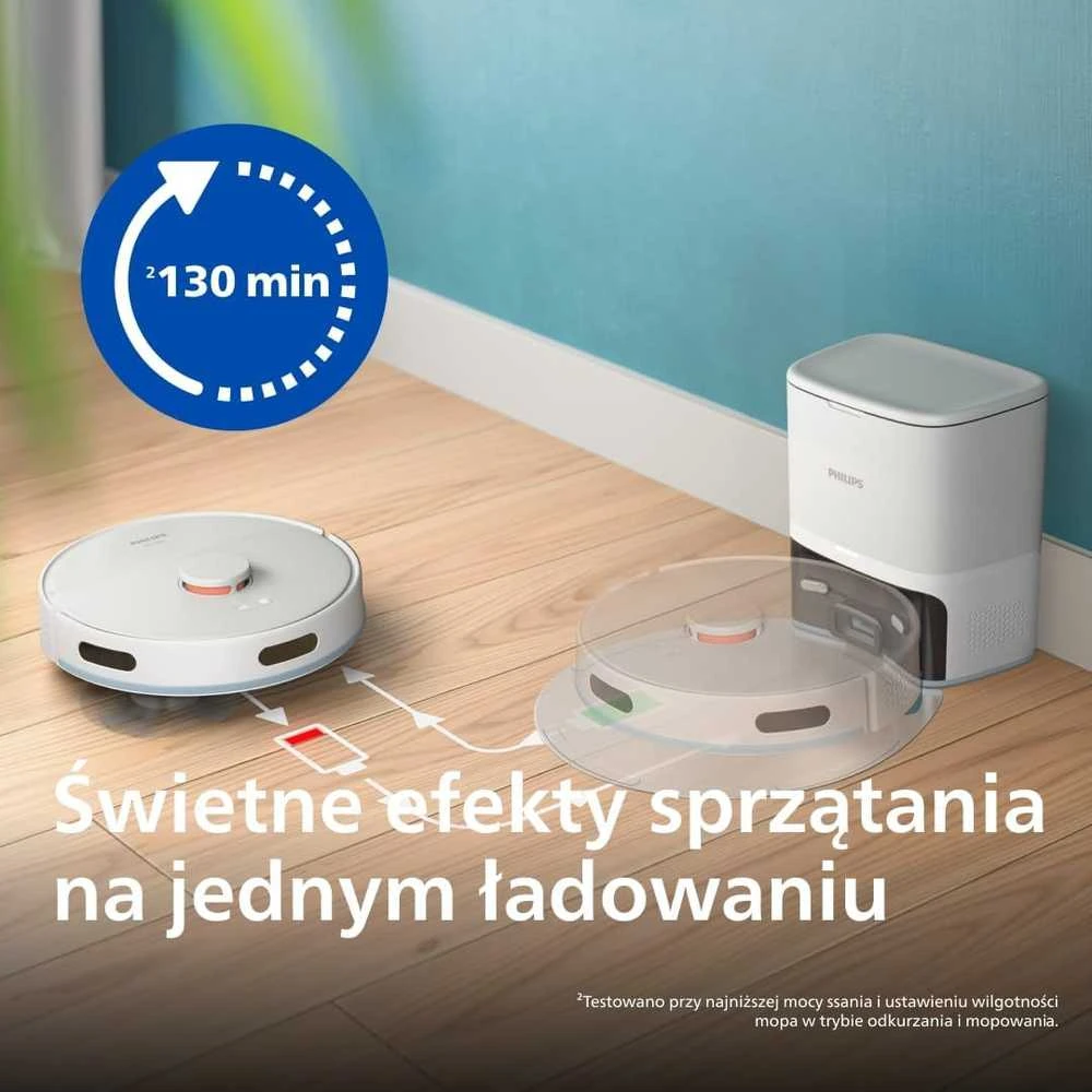 Dulkių siurblys-robotas Philips 2000 Serija XU2100/20, Baltas