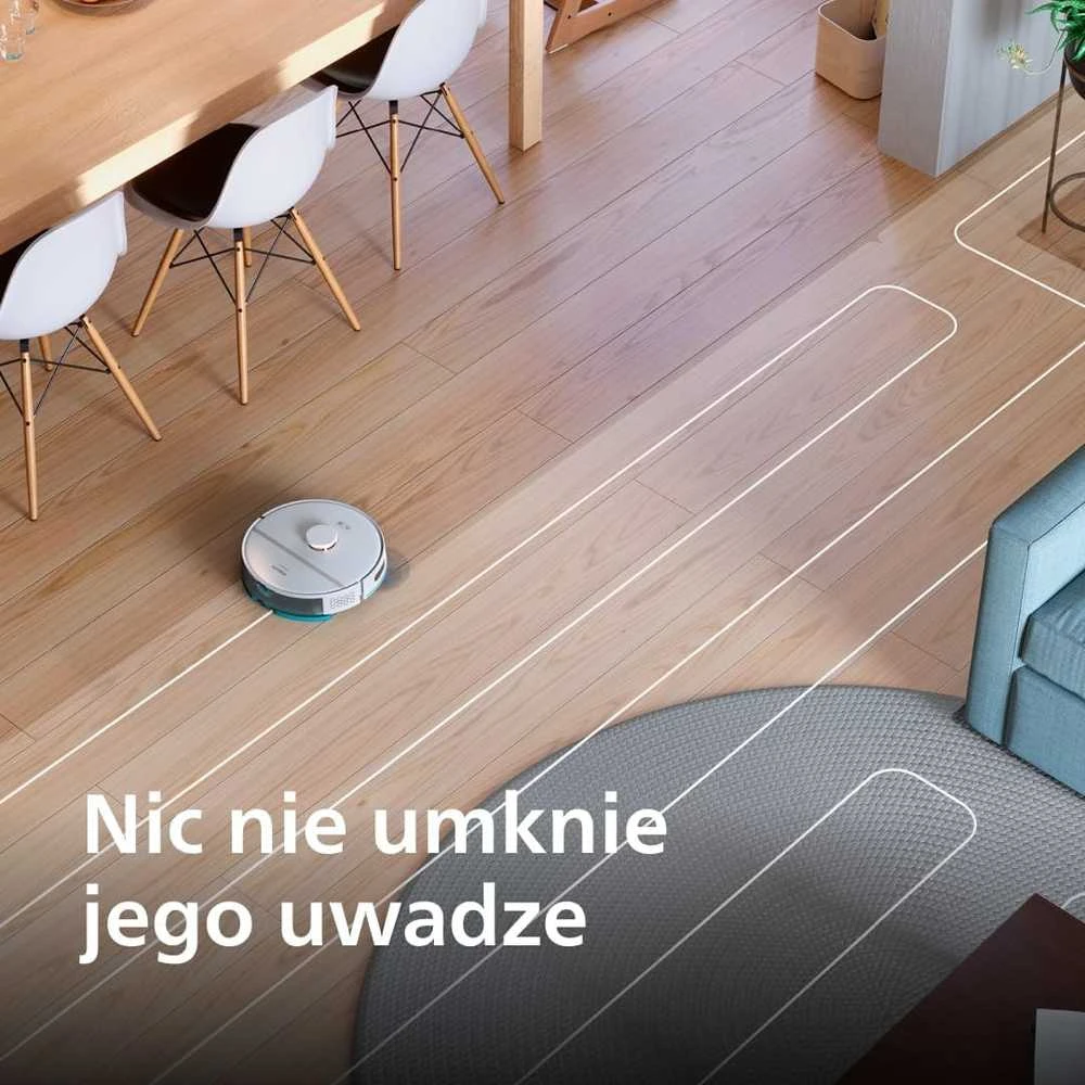 Dulkių siurblys-robotas Philips 2000 Serija XU2100/20, Baltas