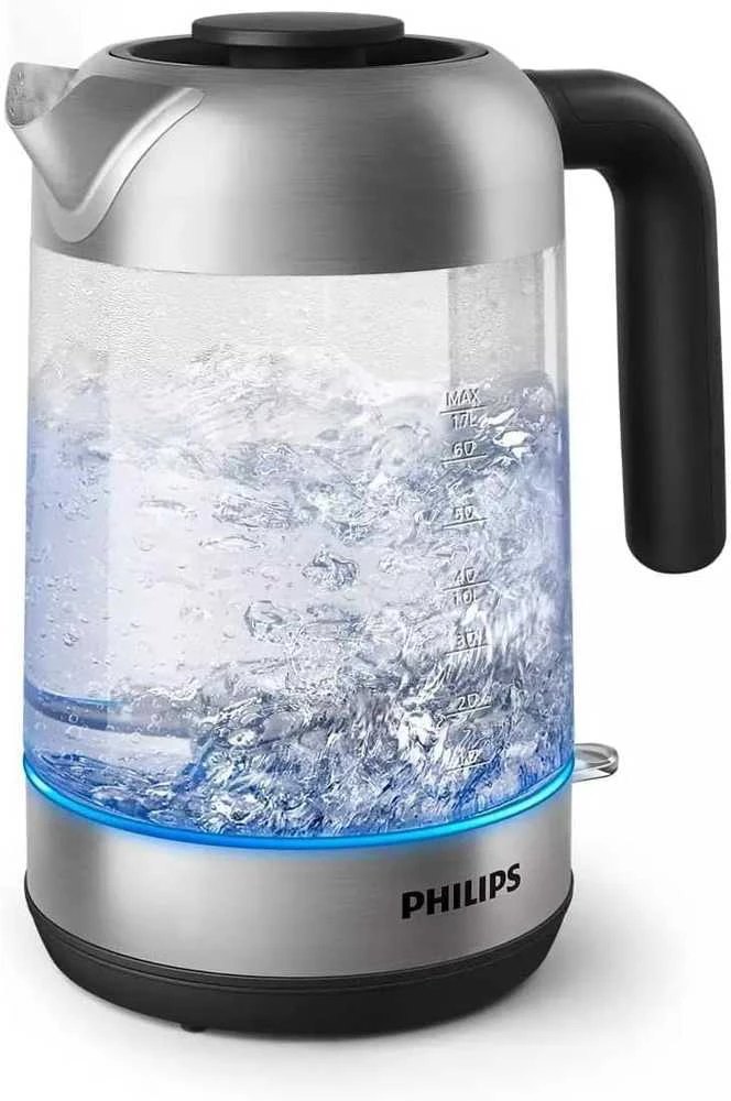 Philips elektrinis virdulys 1,7 l 2200 W stiklinis, nuimamas dangtis, HD9339/80