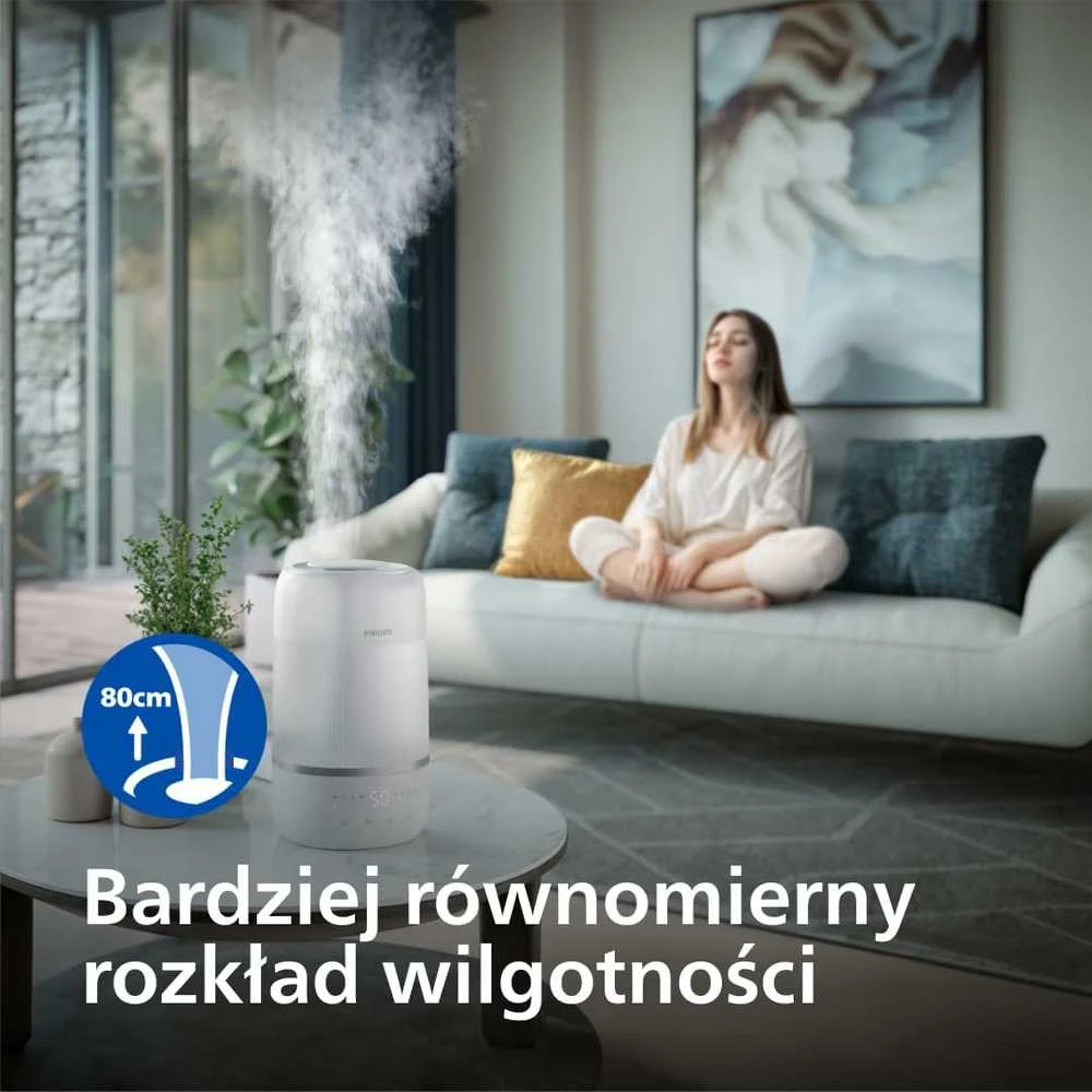 Philips HU1509/00 išmanus oro drėkintuvas, 3 l, iki 38 m², su aromaterapija
