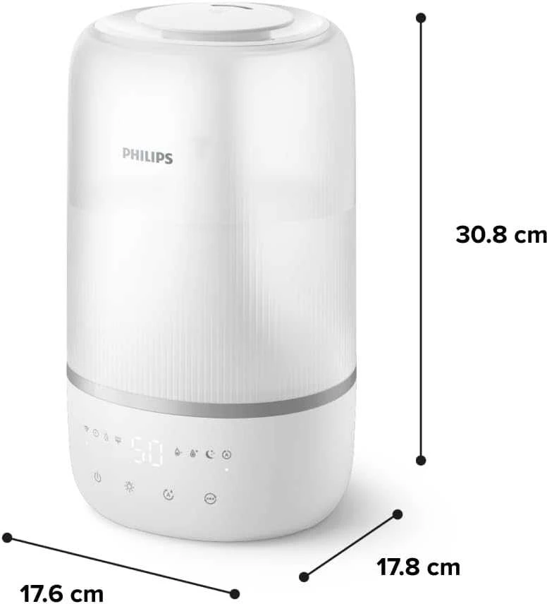Philips HU1509/00 išmanus oro drėkintuvas, 3 l, iki 38 m², su aromaterapija