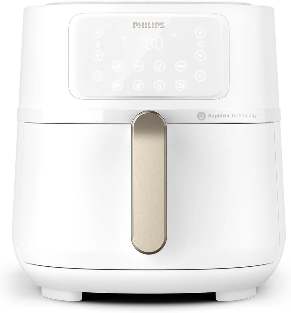 Philips 5000 Series HD9285/00 gruzdintuvė vienvietė 7,2 l 2000 W karšto oro gruzdintuvė Sidabrinis, Baltas