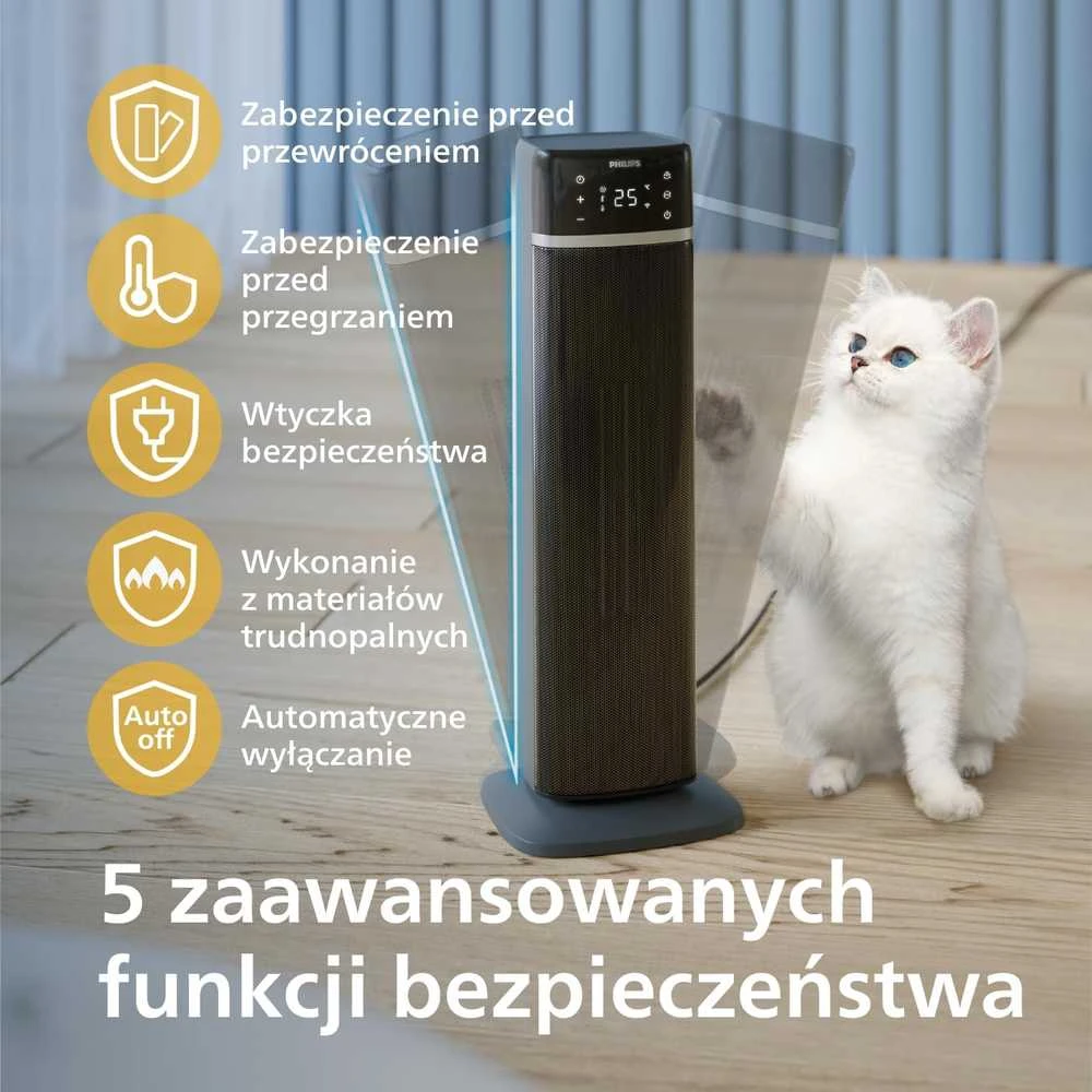 Philips 5000 serijos energiją taupantis keraminis šildytuvas CX5120/11