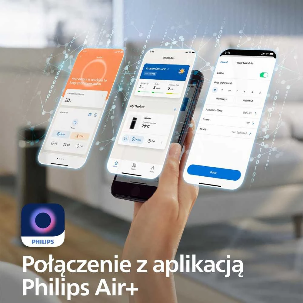 Philips 5000 serijos energiją taupantis keraminis šildytuvas CX5120/11