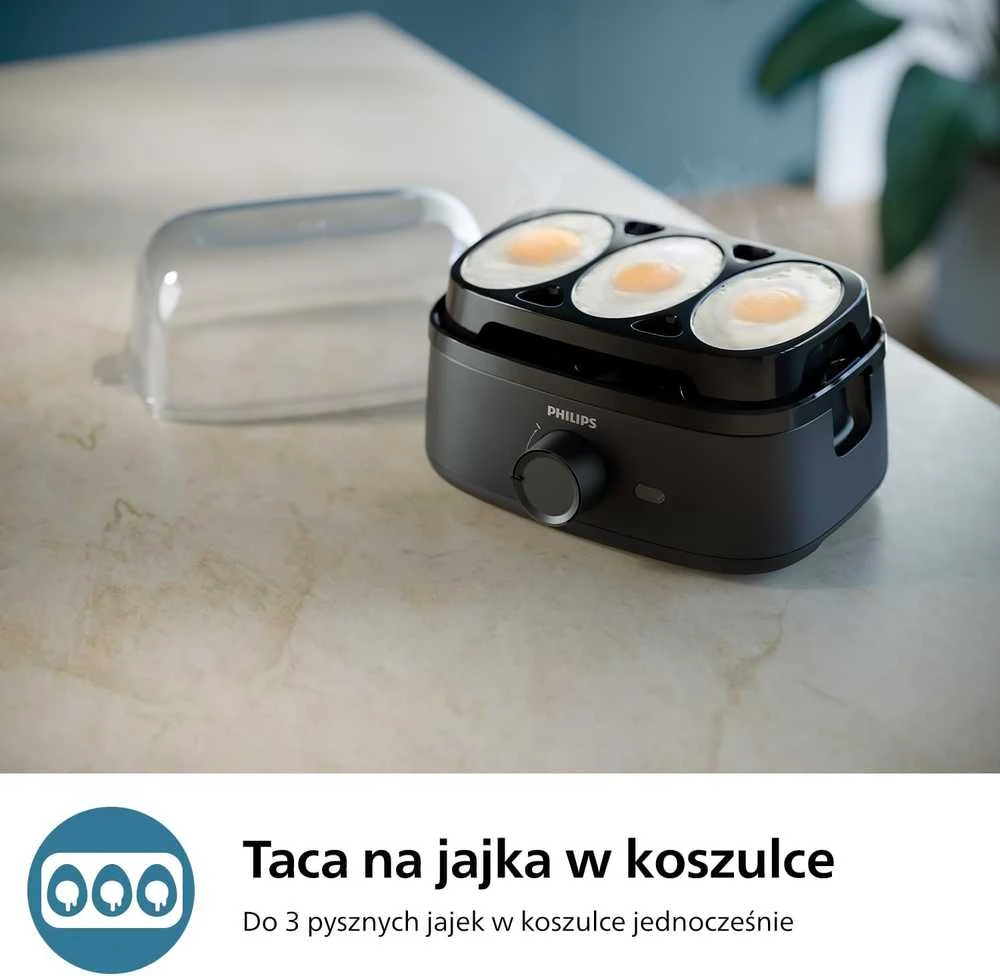Philips kiaušinių virimo aparatas, 400 W, iki 6 kiaušinių, HD9137/90