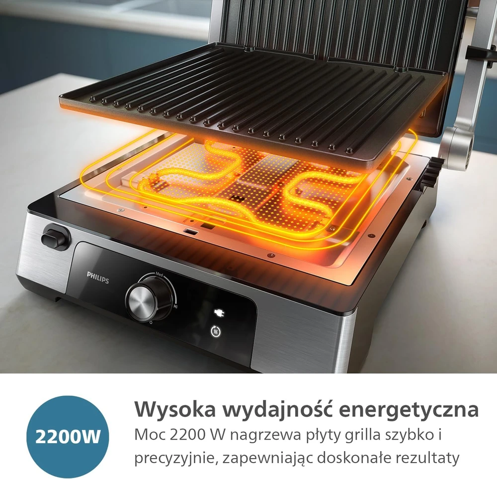 Kontaktinė kepsninė Philips 5000 series HD6301/90