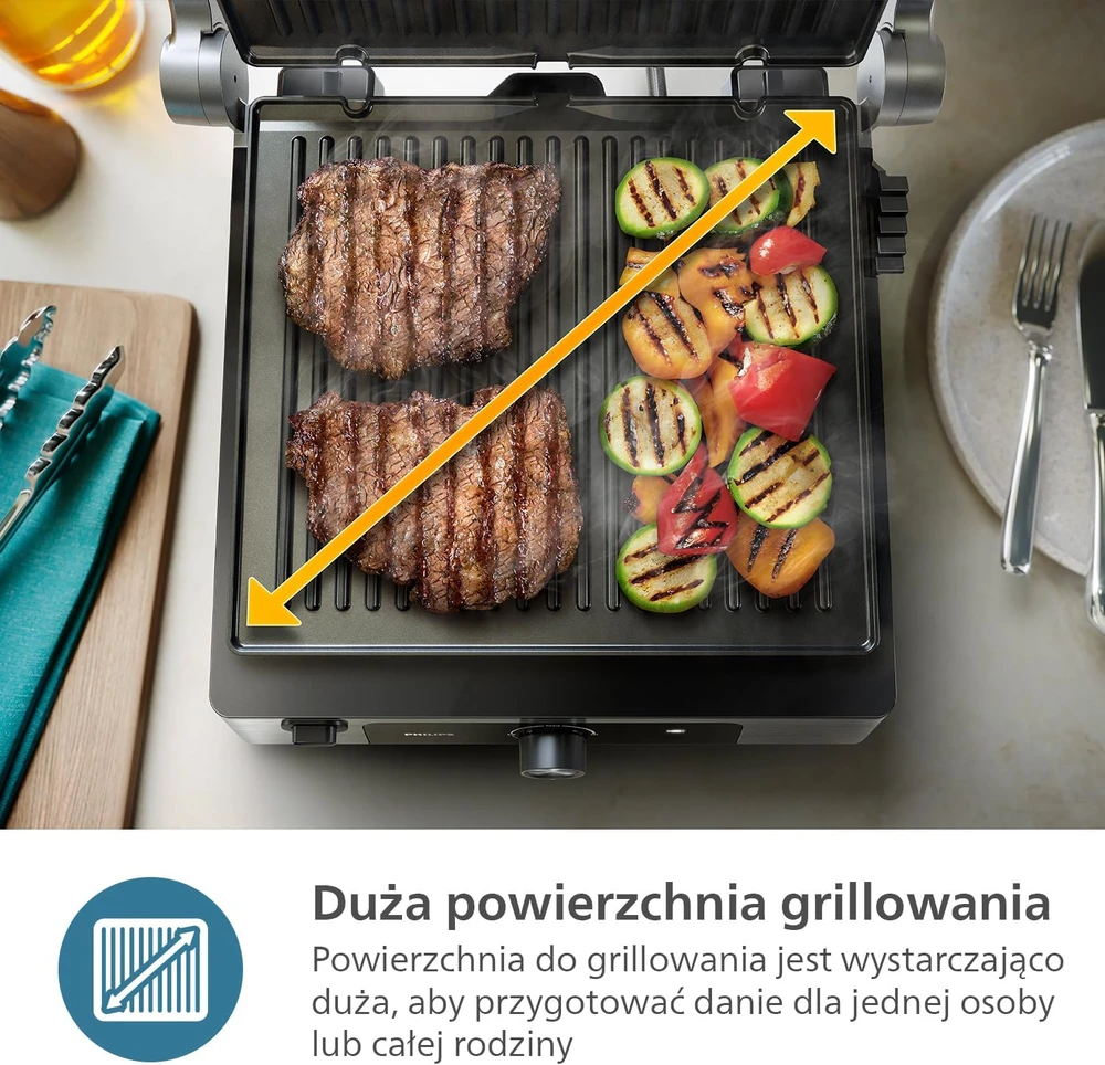 Kontaktinė kepsninė Philips 5000 series HD6301/90