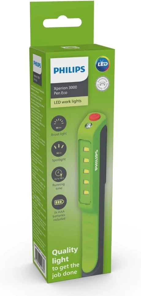 Philips LED inspekcinis žibintuvėlis Xperion 3000 Pen Eco, 90 lm, 6000 K, 2486230