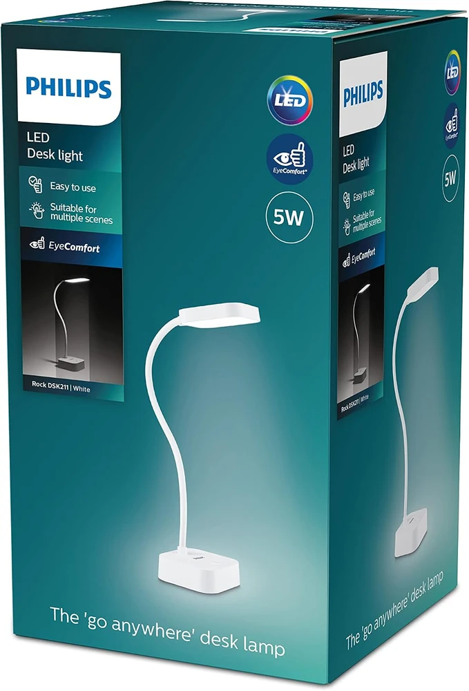 Philips LED stalinė lempa Performance Rock DSK211, 5 W, 5000 K