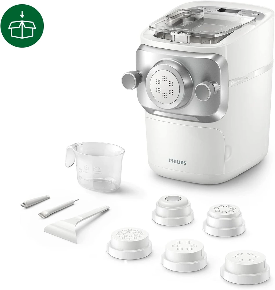 Virtuvinis kombainas Philips makaronų gaminimo aparatas su ProExtrude technologija, 6 formavimo diskai HR2660/00