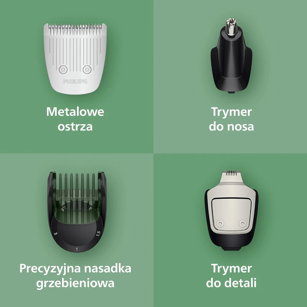 Philips Multigroom 11-in-1 veido, kūno ir plaukų trimeris, 17 ilgio nustatymų, MG5951/15