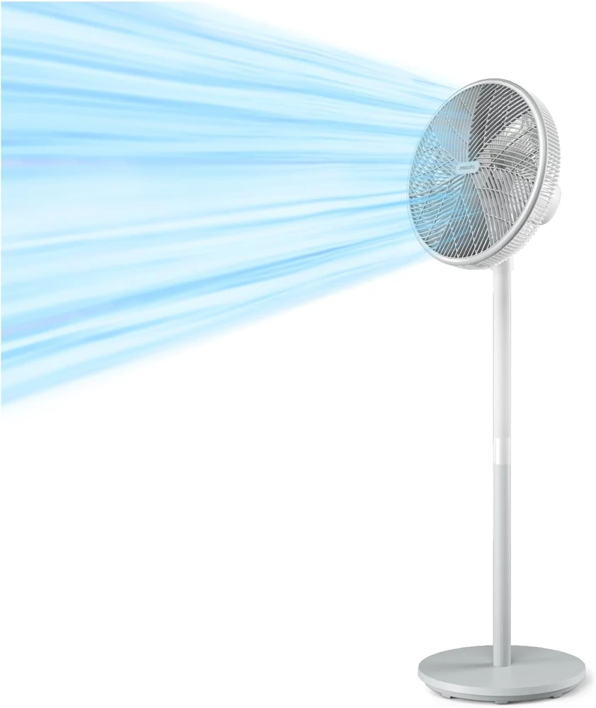 Ventiliatorius Philips 2000 Series | CX2550/00 | Stand Fan | 50 W | Diameter 40 cm | Greičių skaičius 3 | Oscillation | Baltas