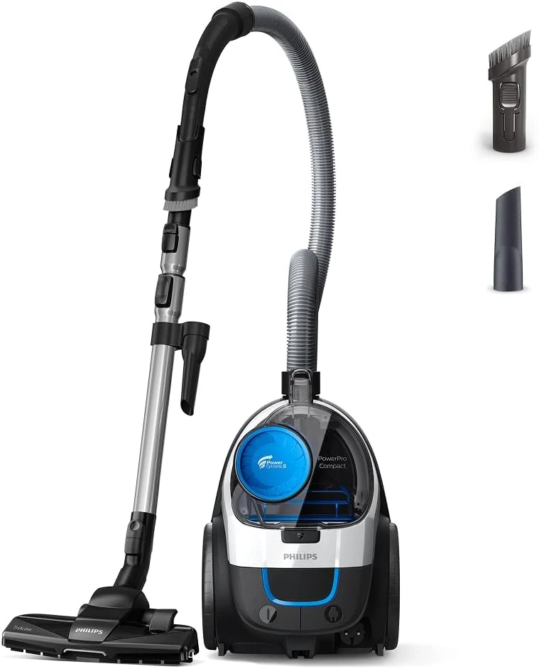 Dulkių siurblys Philips | Vacuum cleaner PowerPro Compact | FC9332/09 | Power 650 W | Juodas/ baltas
