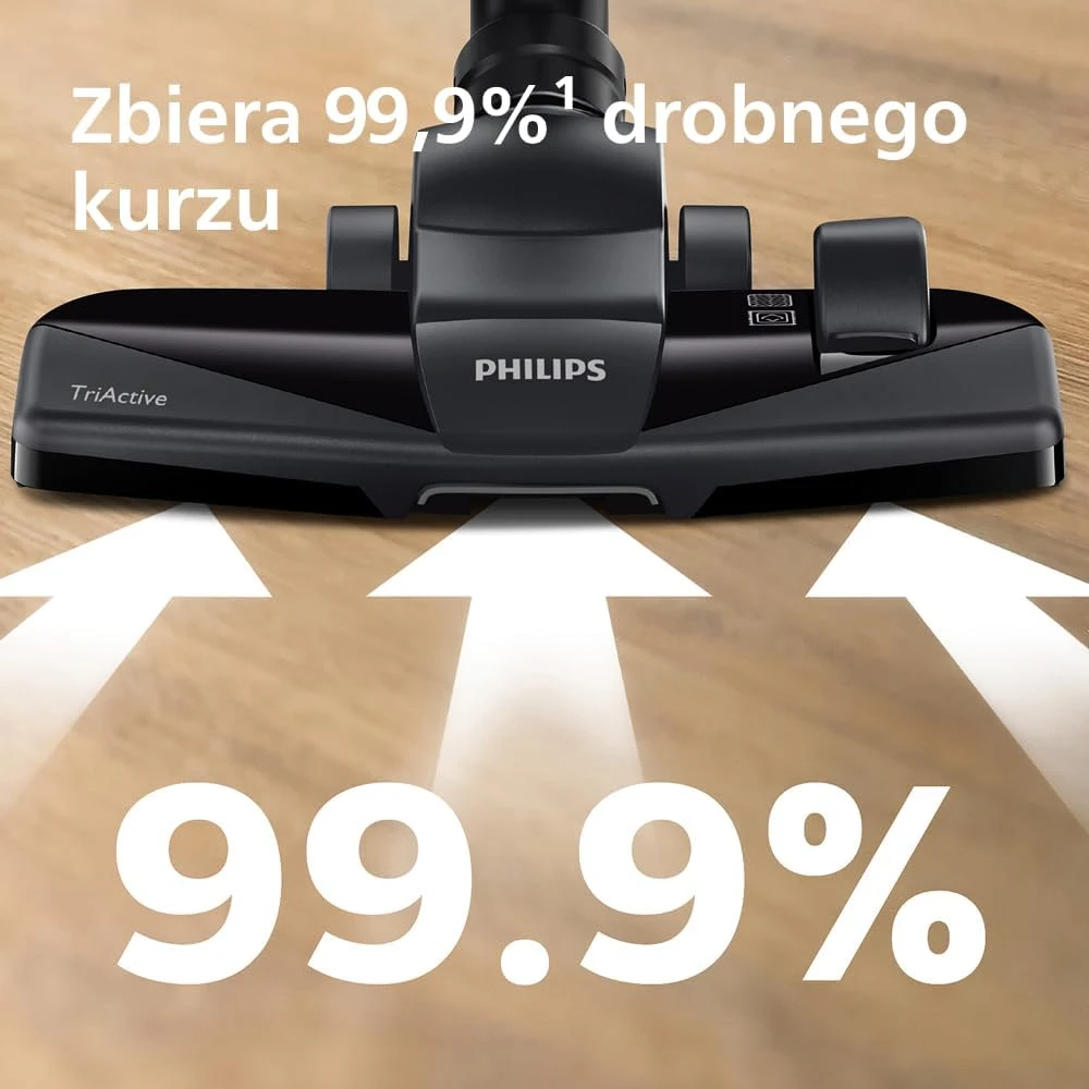 Dulkių siurblys Philips | Vacuum cleaner PowerPro Compact | FC9332/09 | Power 650 W | Juodas/ baltas
