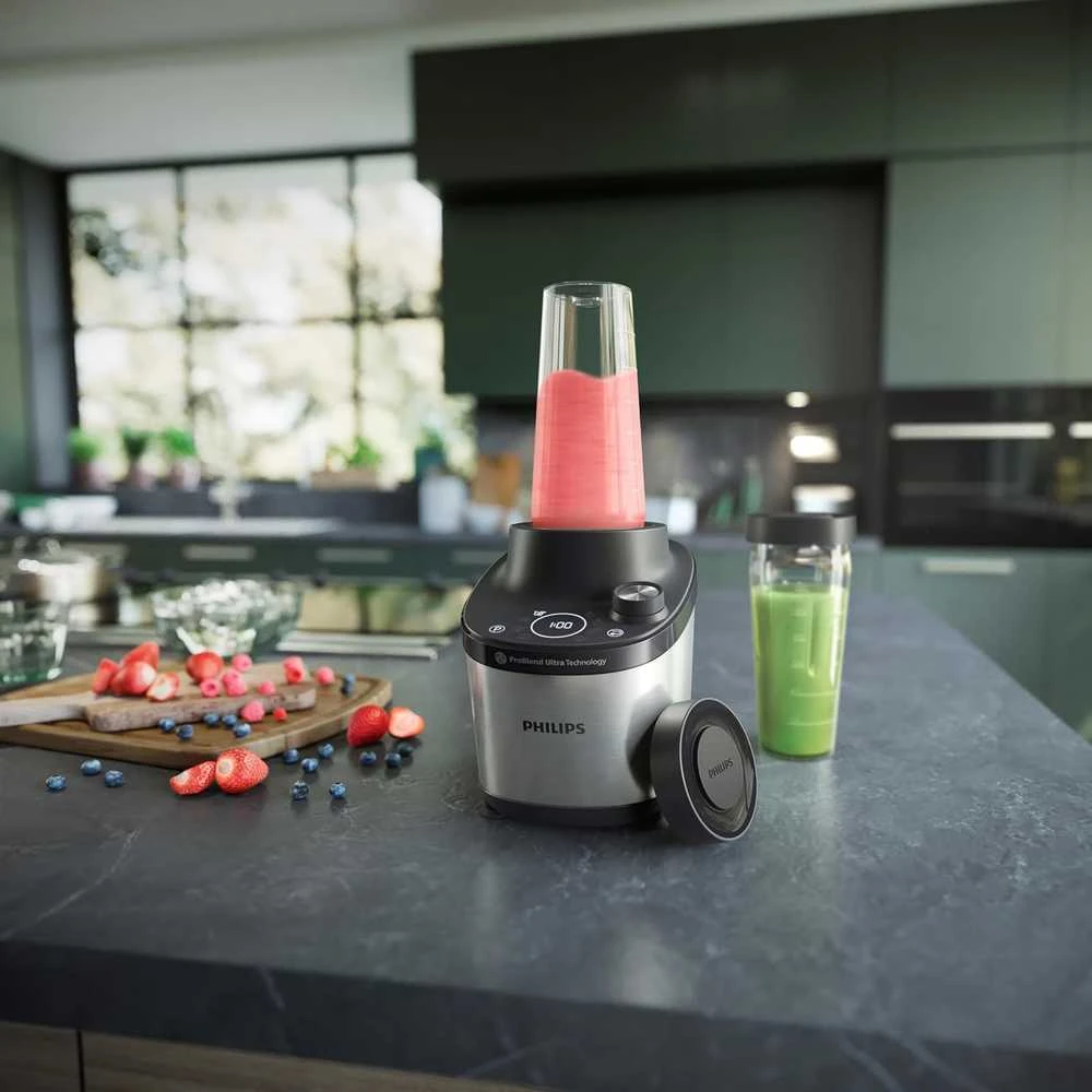Philips stacionarus blenderis 1500 W, stiklinis 2 l ąsotis, 6 programos, HR3760/10