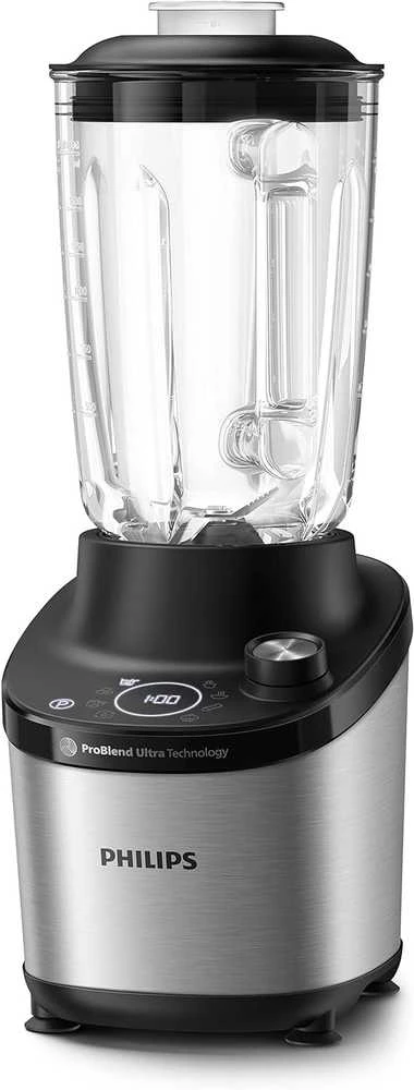 Philips stacionarus blenderis 1500 W, stiklinis 2 l ąsotis, 6 programos, HR3760/10