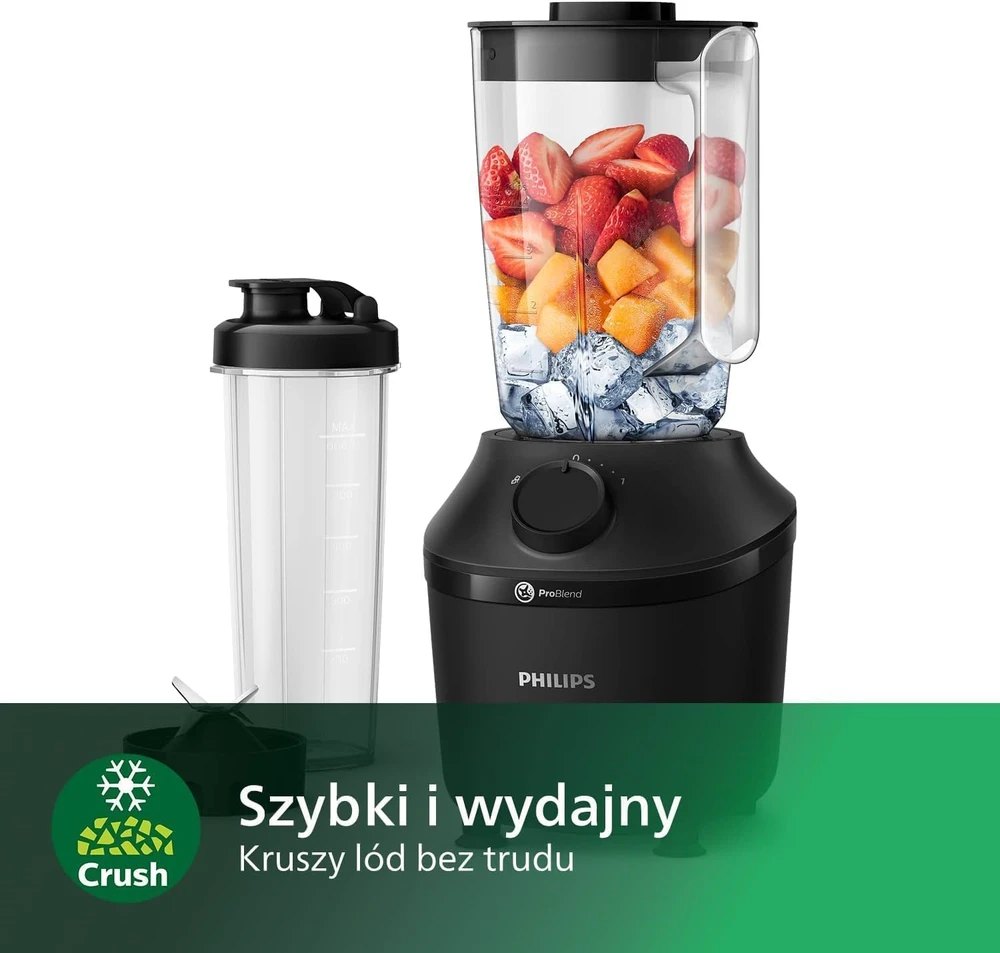 PHILIPS BLENDER.3000,Juodas,450W