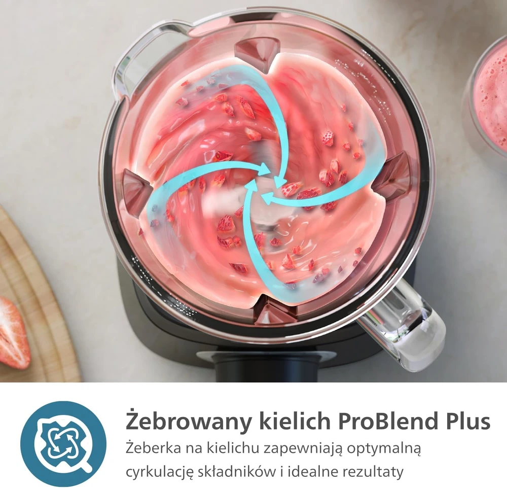 Philips Maišytuvas | HR3020/20 | Stalviršis | 1000 W | Stiklainio medžiaga Plastikas | Stiklainio talpa 1,5 L | Kašmyro pilkas