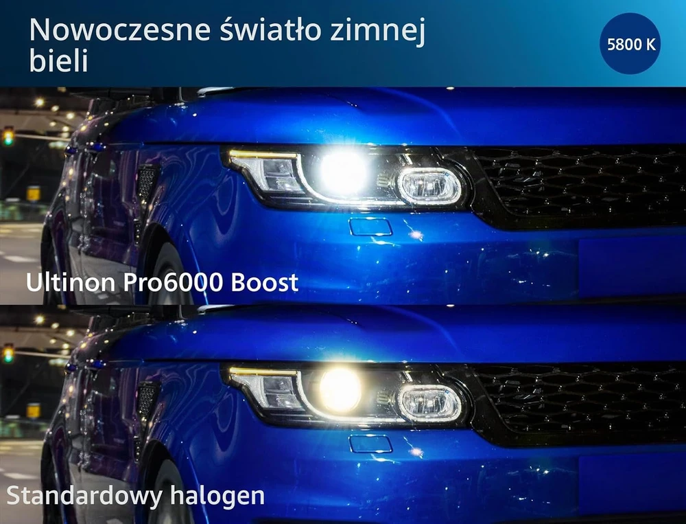 Philips Ultinon Pro6000 Boost H7 LED automobilinė lemputė 12 V 1550 lm 11972U60B2X2