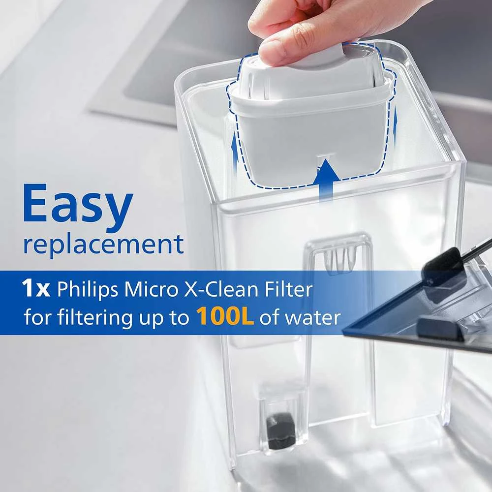 Philips vandens dozatorius su anglies filtru, 2,2 l talpa, ADD5910M/10