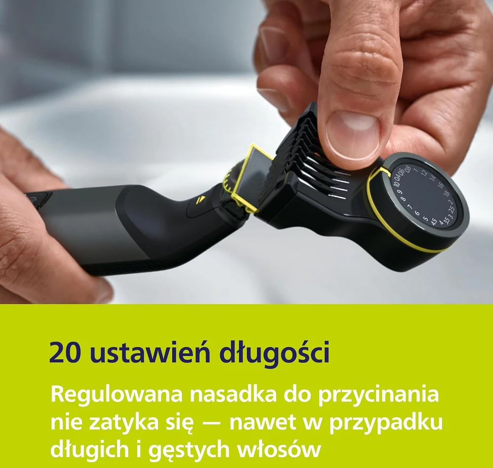 Philips veido ir kūno trimeris OneBlade Pro 360 su 2 ašmenimis QP6552/30