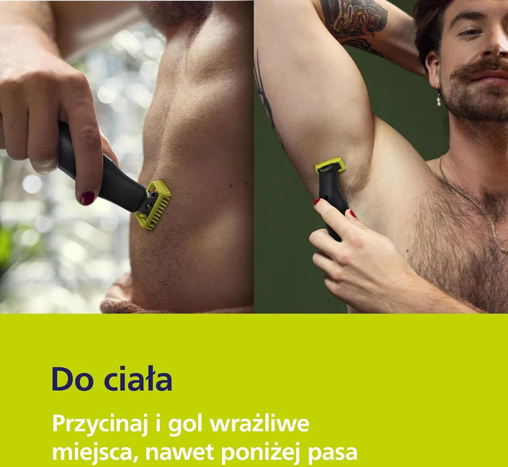 Philips veido ir kūno trimeris OneBlade Pro 360 su 2 ašmenimis QP6552/30