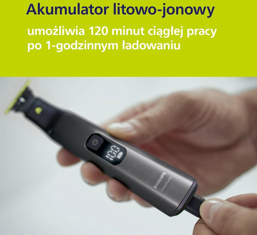 Philips veido ir kūno trimeris OneBlade Pro 360 su 2 ašmenimis QP6552/30