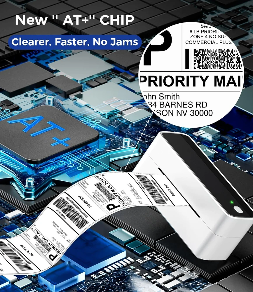 Phomemo etikečių spausdintuvas terminis Bluetooth, 203 dpi, 24 W, PM241-BT