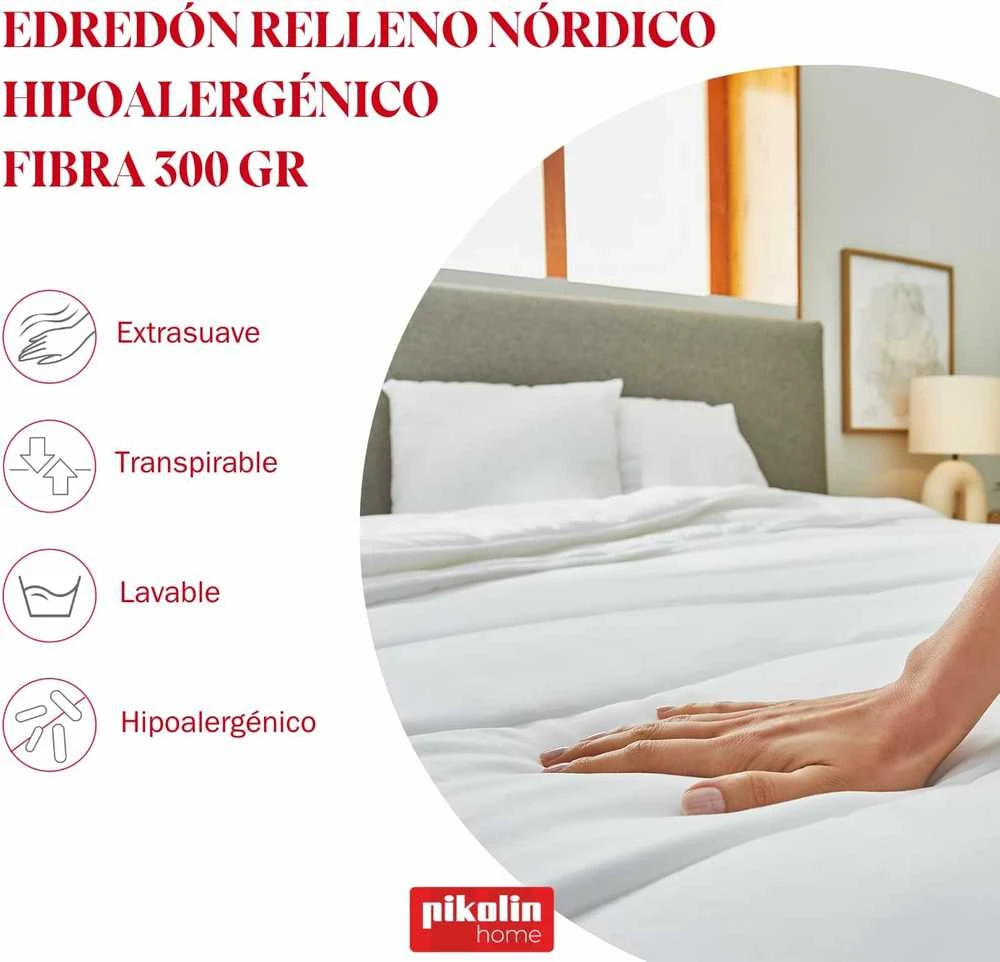 Pikolin antklodė rudeniui ir žiemai 300g Ecolofil užpildas 150 x 220 cm