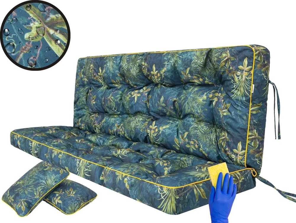 PillowPrim sodo sūpynėms skirta pagalvė, 180 cm pločio, tiesi stačiakampė, poliesterio užvalkalas, poliuretano putų užpildas