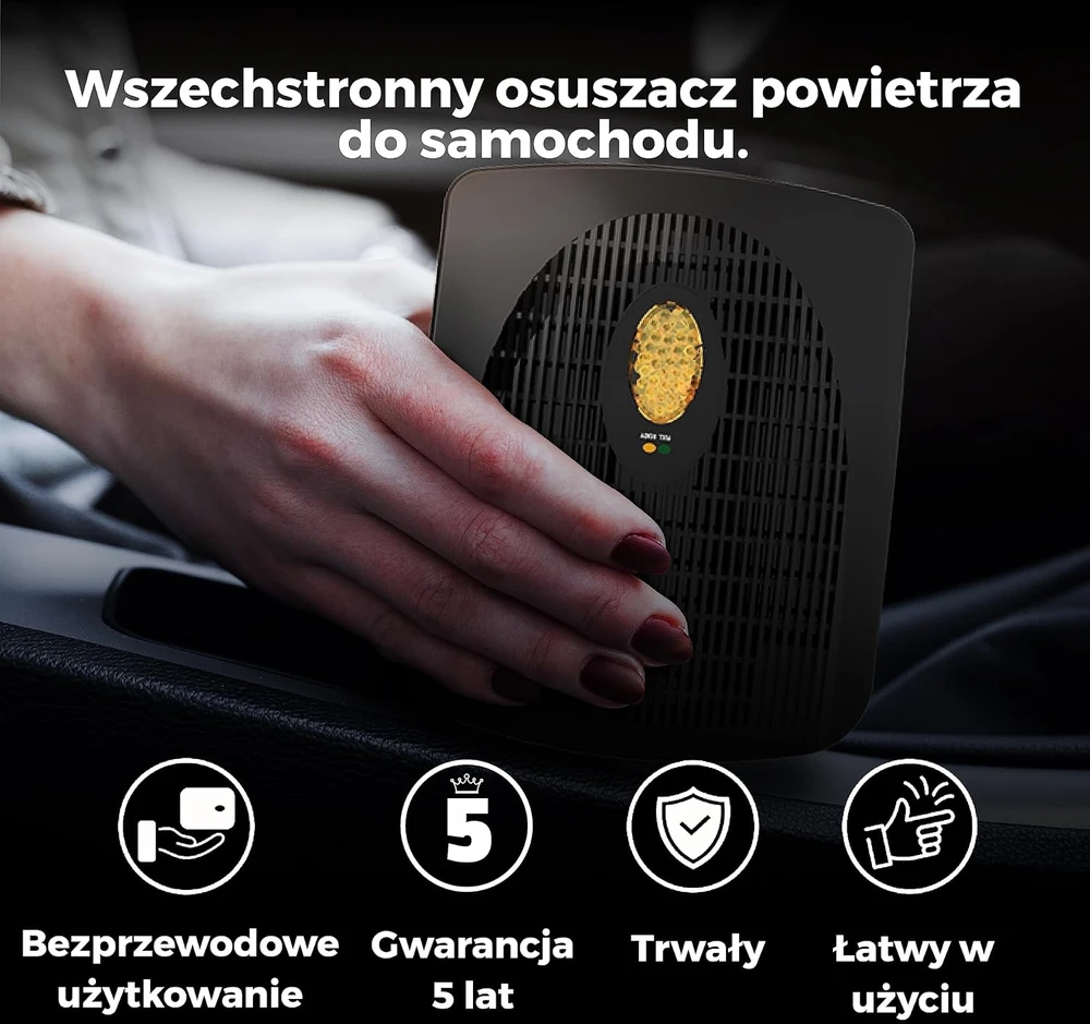 Pingi automobilinis elektrinis oro sausintuvas 120 ml su drėgmės indikatoriumi ID-A300