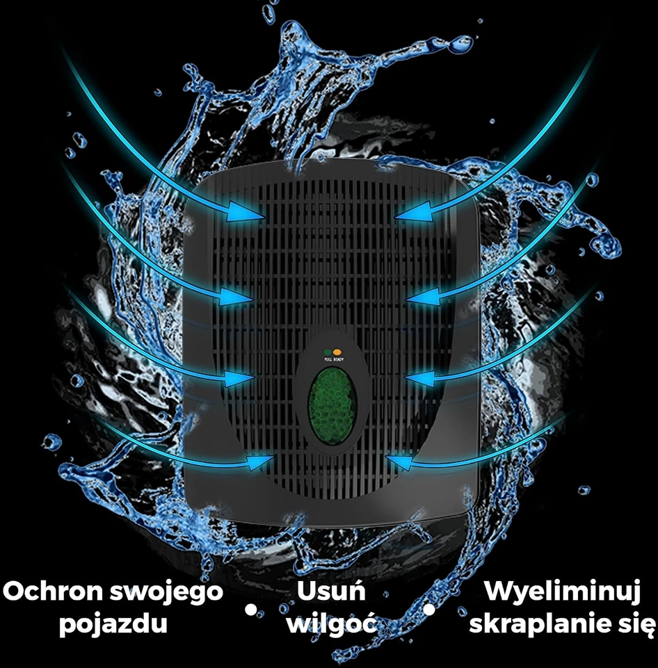Pingi automobilinis elektrinis oro sausintuvas 120 ml su drėgmės indikatoriumi ID-A300